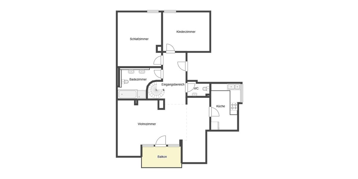 Etagenwohnung Bad Homburg vor der Höhe Bad Homburg - 3 Zimmer, 83 m&sup2;, 399.000&euro; | Angebot:25929027