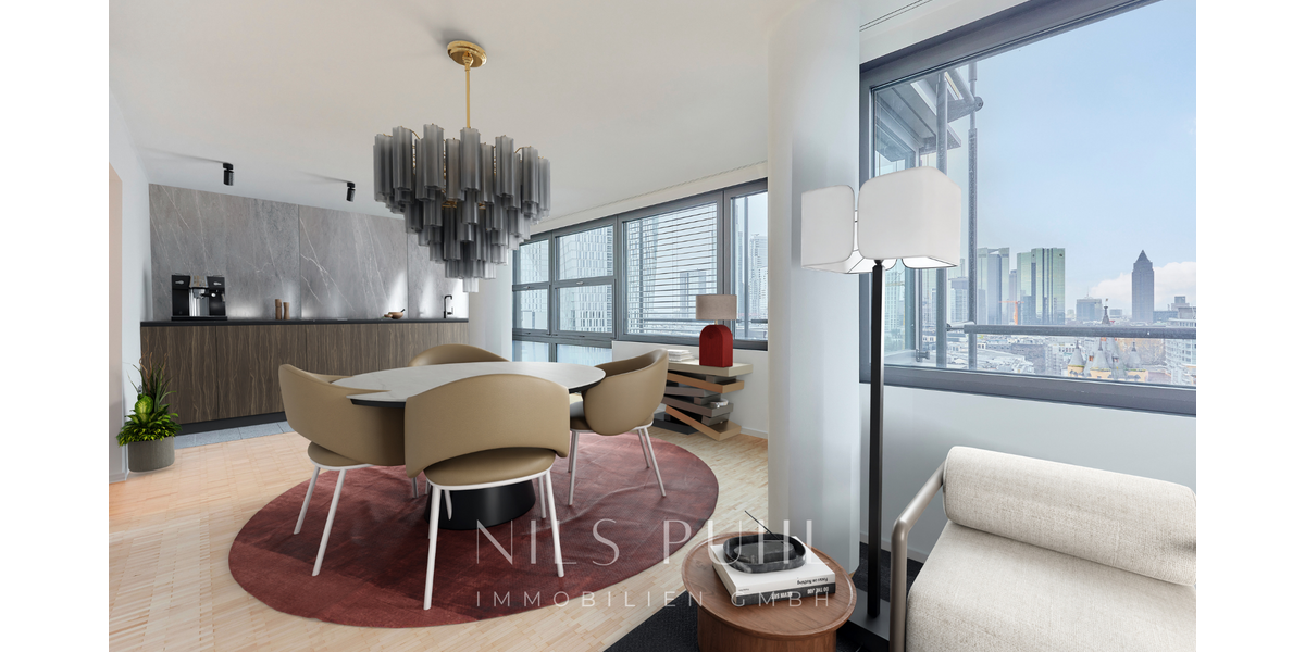 Etagenwohnung Frankfurt am Main Innenstadt - 2 Zimmer, 85 m&sup2;, 892.500&euro; | Angebot:25805781