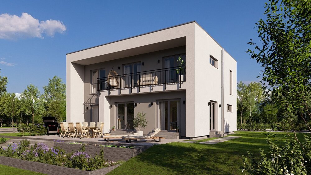 Genießen Sie individuelle Freiheit im High-Line Traumhaus - Einfamilienhaus Friedrichsdorf Dillingen | Angebot:27482703