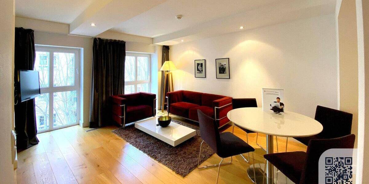 Etagenwohnung Frankfurt am Main Sachsenhausen - 2 Zimmer, 42 m&sup2;, 1.867&euro; | Angebot:25752798