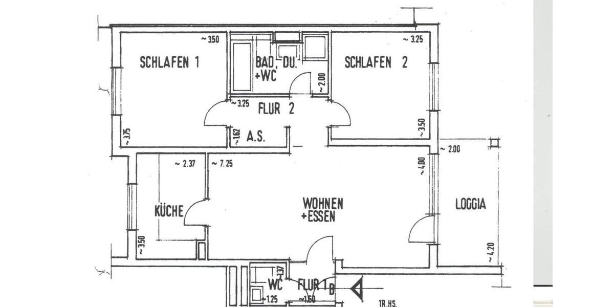 Etagenwohnung Frankfurt am Main Nord-Ost - 3 Zimmer, 79 m&sup2;, 345.000&euro; | Angebot:24383515