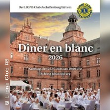 Diner en blanc 2026 25.07.2026 Schloss Johannisburg in Aschaffenburg