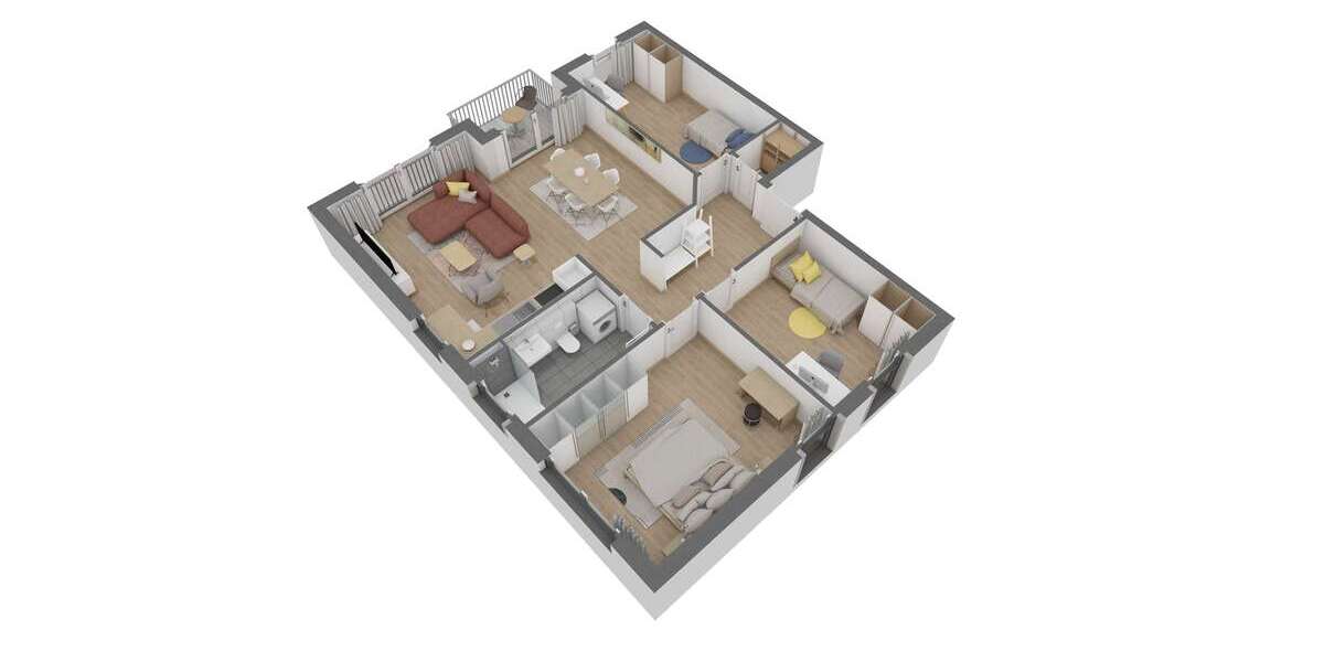 Etagenwohnung Offenbach am Main Bürgel - 4.5 Zimmer, 89 m&sup2;, 480.000&euro; | Angebot:26835204
