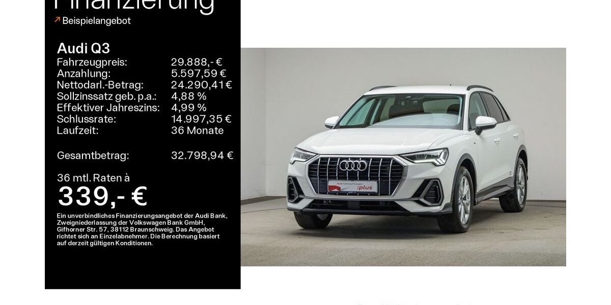 Audi Q3 55.000 km 29.888 &euro; Mühlheim 63165