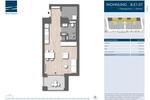 Etagenwohnung Frankfurt am Main Sachsenhausen - 1 Zimmer, 37 m&sup2;, 840&euro; | Angebot:26423735