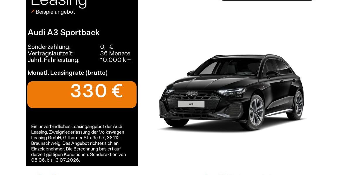 Audi A3 8.100 km 40.829 &euro; Hanau 63452