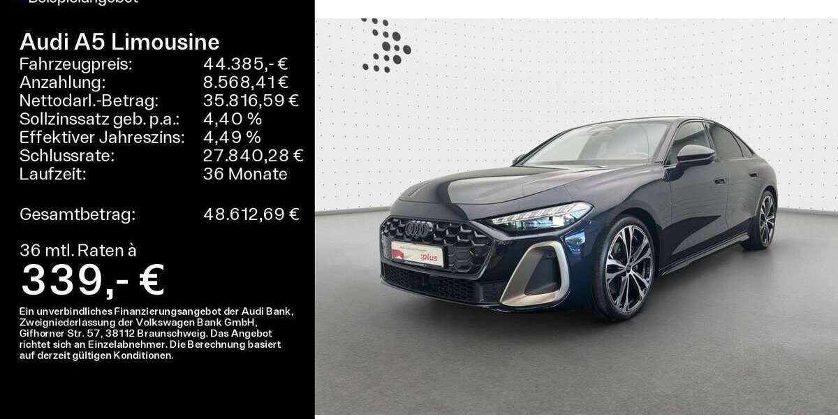 Audi A5 14.000 km 44.385 &euro; Linsengericht 63589