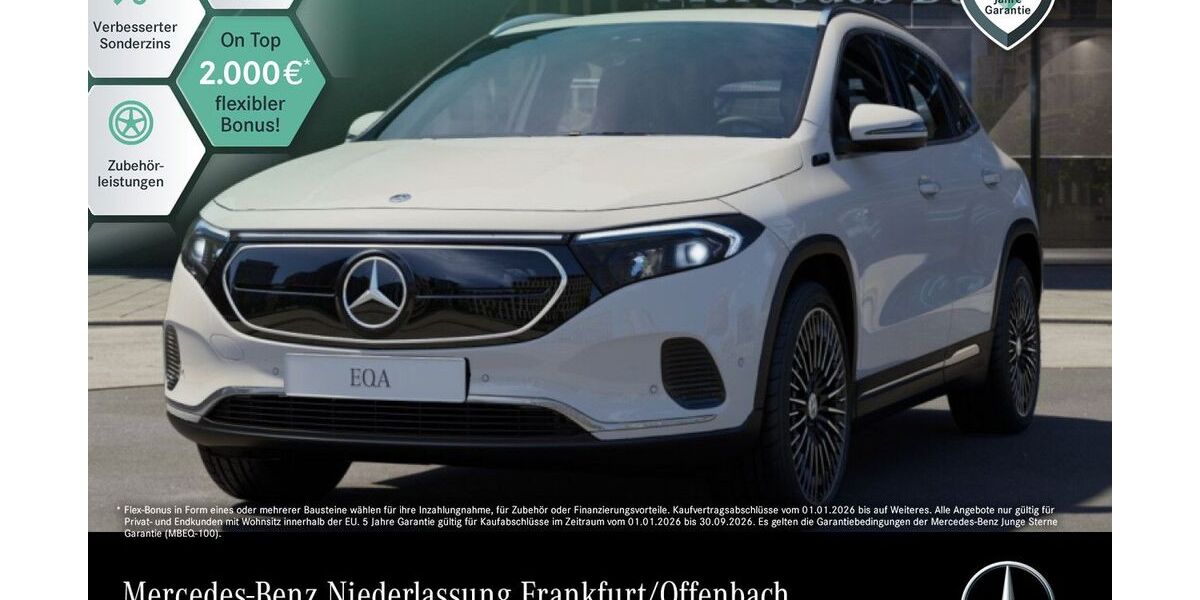 Mercedes-Benz EQA 36.510 km 31.490 &euro; Frankfurt 60599