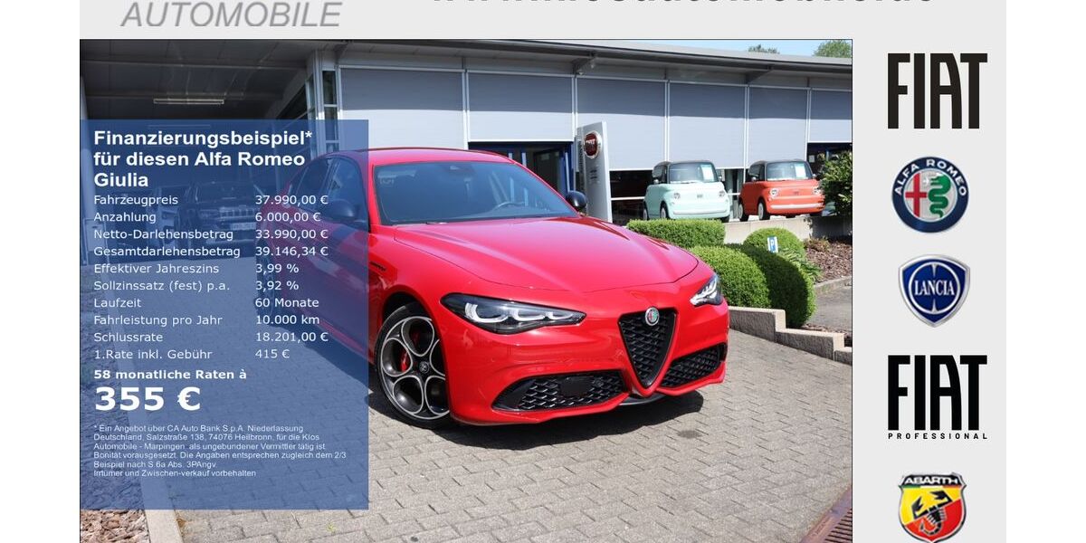 Alfa Romeo Giulia 11.199 km 39.990 &euro; Dreieich 63303