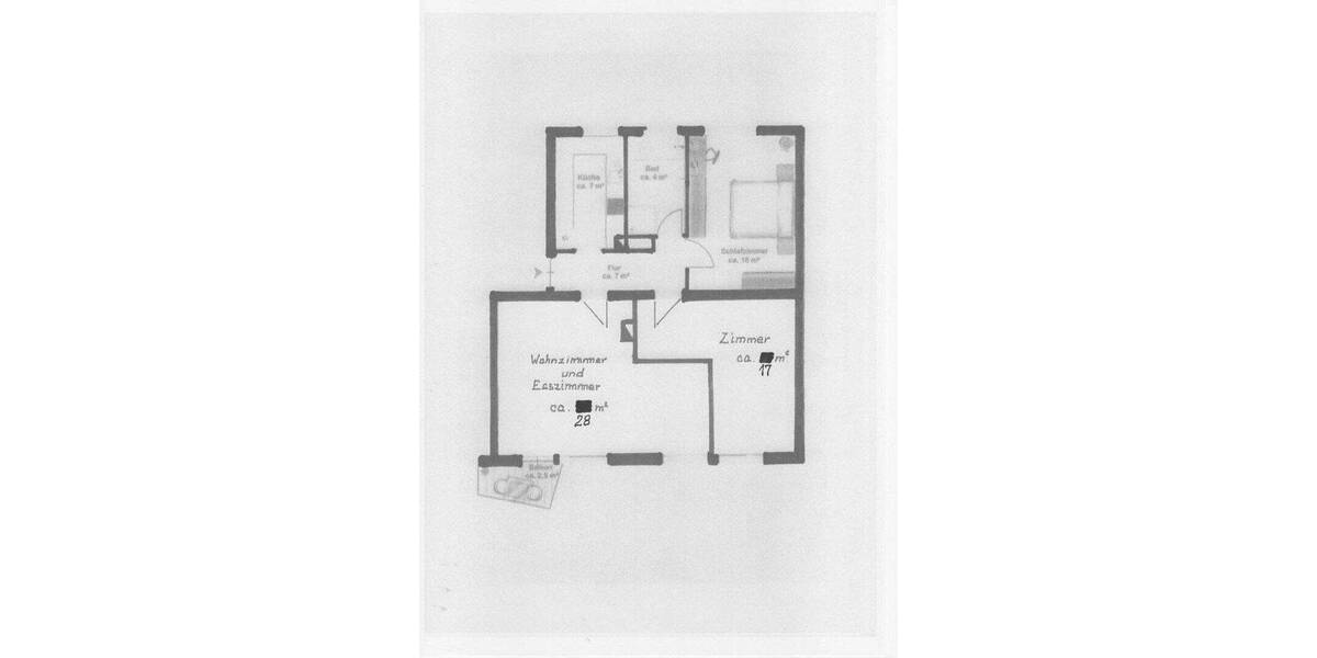 Etagenwohnung Frankfurt am Main Eschersheim - 4 Zimmer, 80 m&sup2;, 435.000&euro; | Angebot:26926617