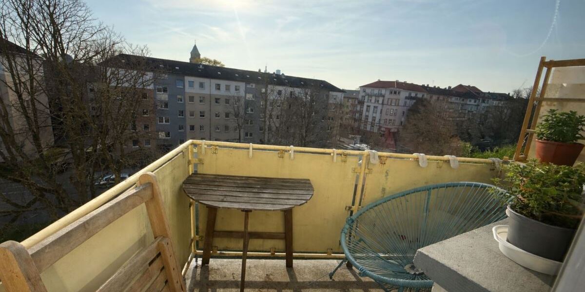 Schön geschnittene 2-Zimmer-Wohnung mit Südwest-Balkon im Frankfurter Ostend - Etagenwohnung Frankfurt Bornheim | Angebot:25930695