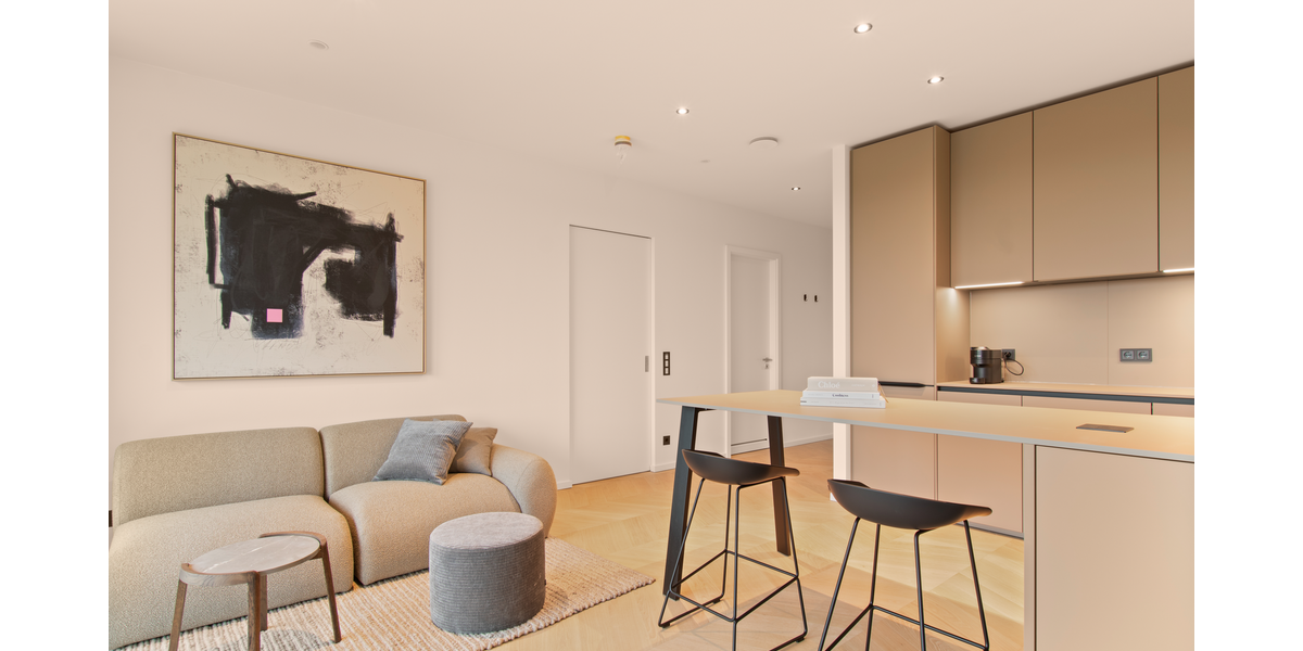 Etagenwohnung Frankfurt am Main Ostend - 2 Zimmer, 63 m&sup2;, 2.570&euro; | Angebot:24895332