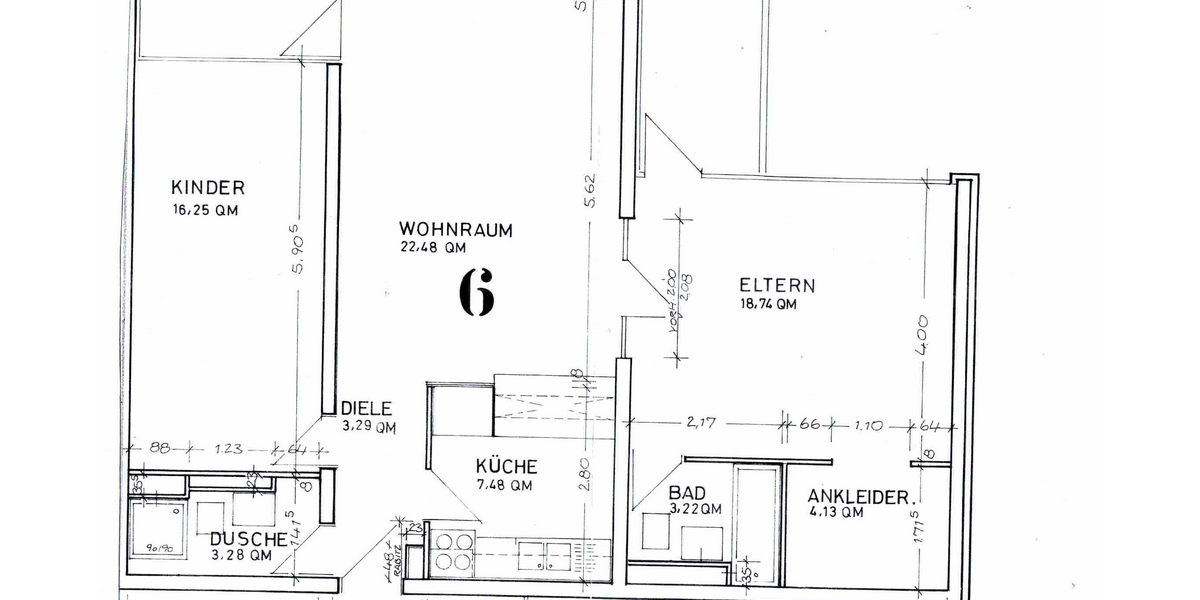 Etagenwohnung Eschborn - 3.5 Zimmer, 86 m&sup2;, 320.000&euro; | Angebot:23663078