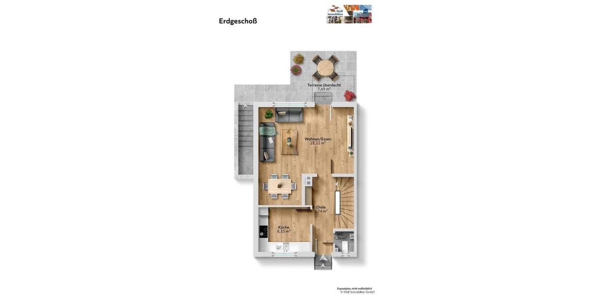 Doppelhaushälfte Friedrichsdorf / Burgholzhausen vor der Höhe Burgholzhausen - 4 Zimmer, 99 m&sup2;, 459.000&euro; | Angebot:26064500
