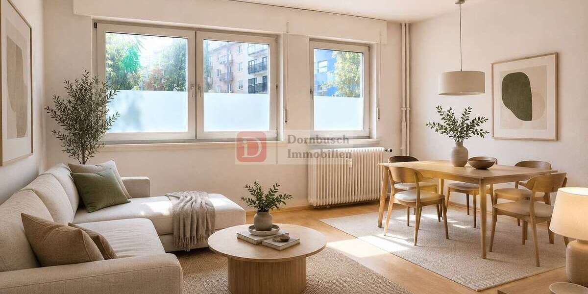 Etagenwohnung Frankfurt am Main / Nordend-West West - 1.5 Zimmer, 47 m&sup2;, 299.000&euro; | Angebot:26987445