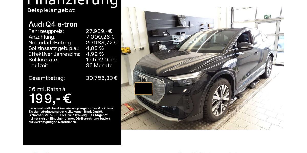 Audi Q4 e-tron 67.200 km 27.989 &euro; Hanau 63452