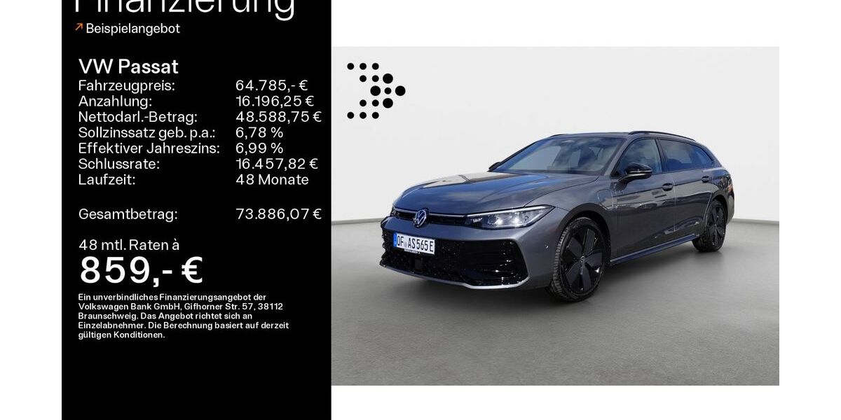 VW Passat 2.500 km 64.785 &euro; Freigericht 63579