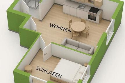 Wohnung Dieburg - 2 Zimmer, 45 m&sup2;, 169.000&euro; | Angebot:26958577