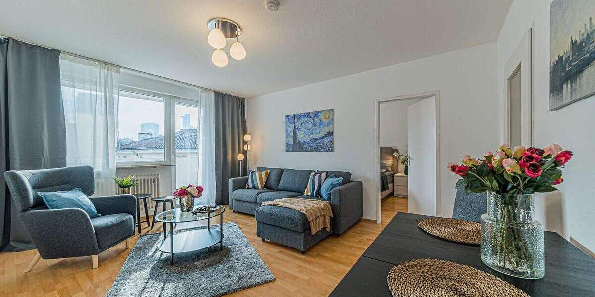 Etagenwohnung Frankfurt am Main Westend-Süd - 2 Zimmer, 66 m&sup2;, 2.595&euro; | Angebot:25661903