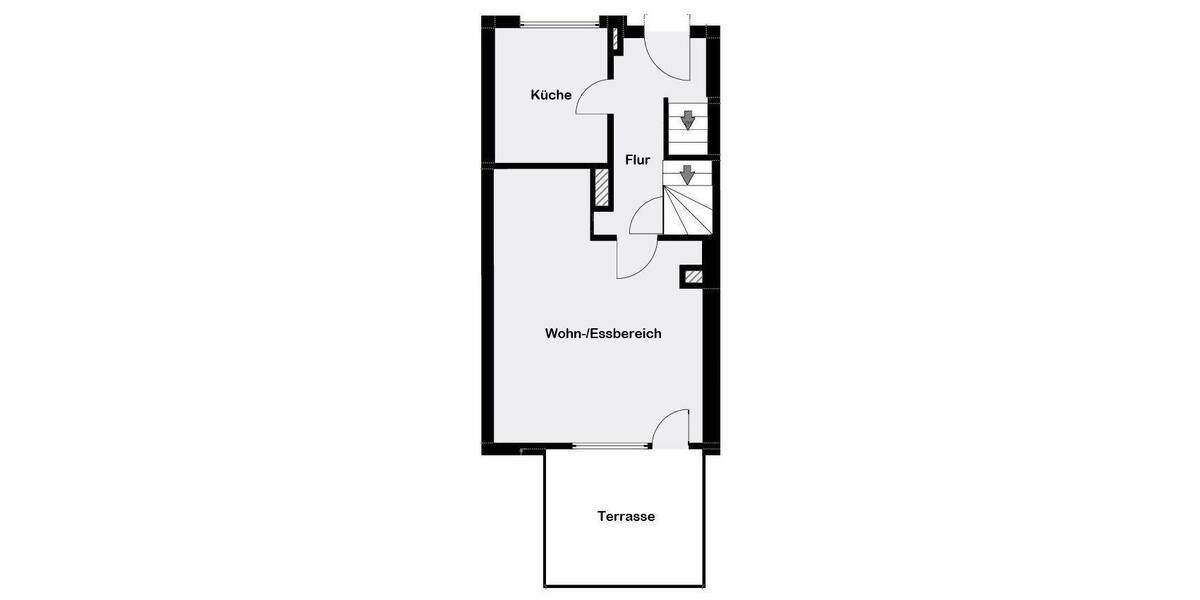 Reihenmittelhaus Frankfurt am Main Eschersheim - 5 Zimmer, 85 m&sup2;, 280.000&euro; | Angebot:26919775