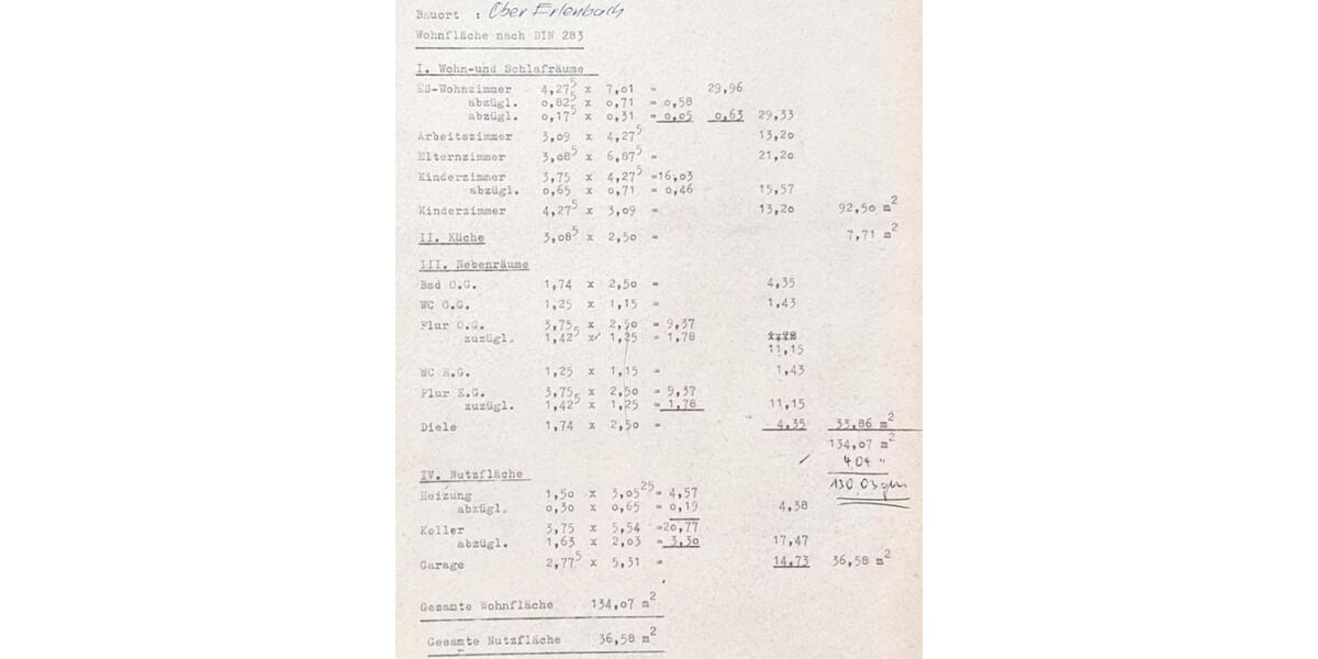 Einfamilienhaus Bad Homburg vor der Höhe Gonzenheim - 5 Zimmer, 130 m&sup2;, 595.000&euro; | Angebot:25832531