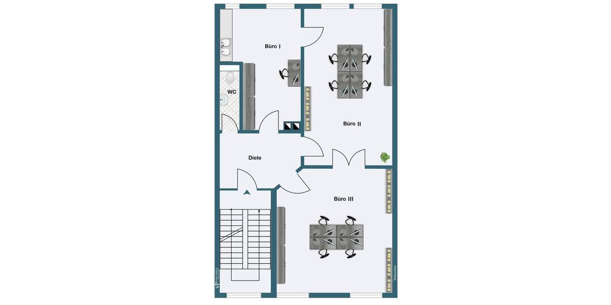 Mehrfamilienhaus, Wohnhaus Frankfurt am Main Westend-Nord - 7 Zimmer, 160 m&sup2;, 2.300.000&euro; | Angebot:25663756