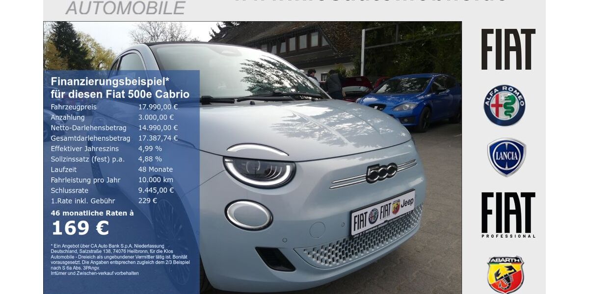 Fiat 500e 72.808 km 17.990 &euro; Dreieich 63303