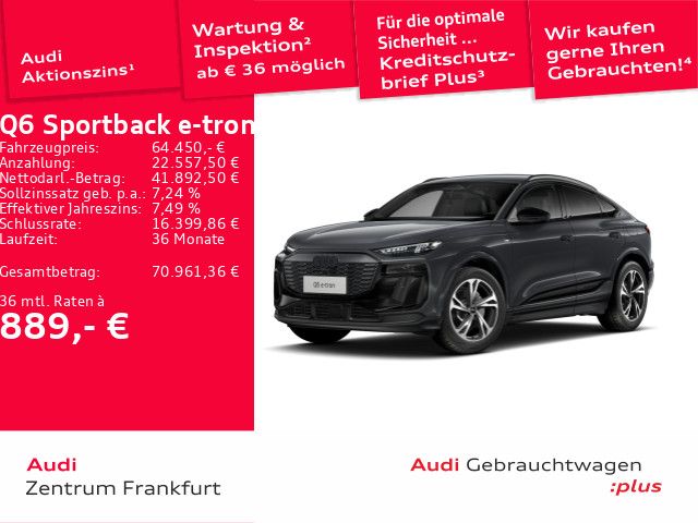 Audi Q6 e-tron 9.984 km 64.449 &euro; Frankfurt am Main 60314