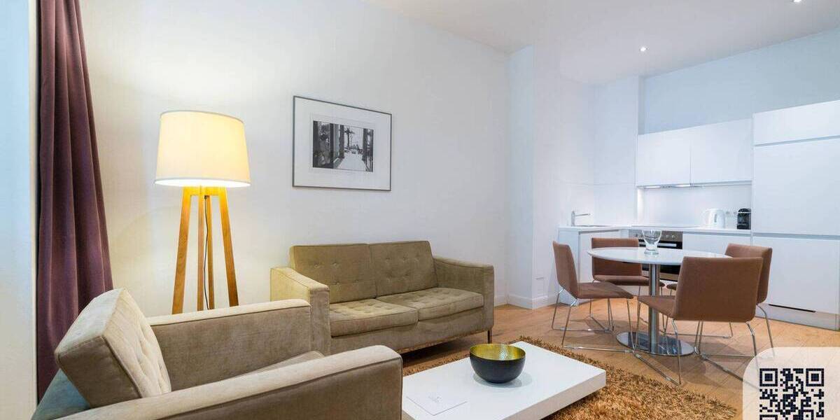 Etagenwohnung Frankfurt am Main Sachsenhausen - 2 Zimmer, 43 m&sup2;, 2.266&euro; | Angebot:25820473