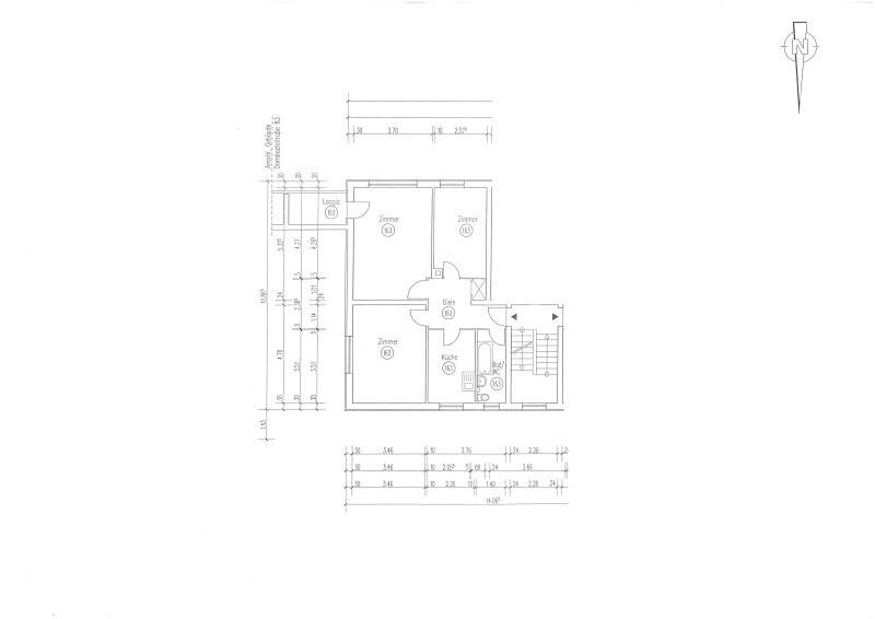Etagenwohnung Oberursel - 3 Zimmer, 66 m&sup2;, 242.000&euro; | Angebot:26751100