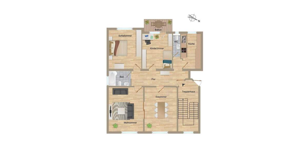 Etagenwohnung Frankfurt am Main Westend-Süd - 4 Zimmer, 108 m&sup2;, 840.000&euro; | Angebot:25800210