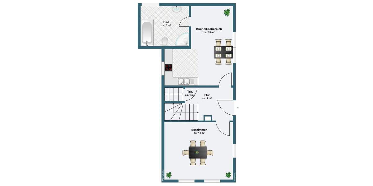 Einfamilienhaus Frankfurt am Main Nieder-Eschbach - 5 Zimmer, 96 m&sup2;, 360.000&euro; | Angebot:25663773