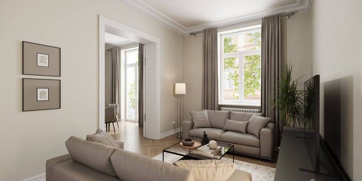 Etagenwohnung Frankfurt am Main Nordend-West - 3 Zimmer, 84 m&sup2;, 749.000&euro; | Angebot:25704449