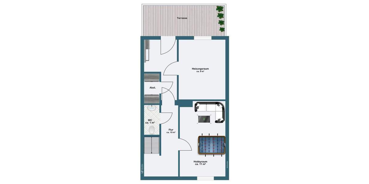 Reihenmittelhaus Frankfurt am Main Dornbusch - 4 Zimmer, 102 m&sup2;, 530.000&euro; | Angebot:25663785