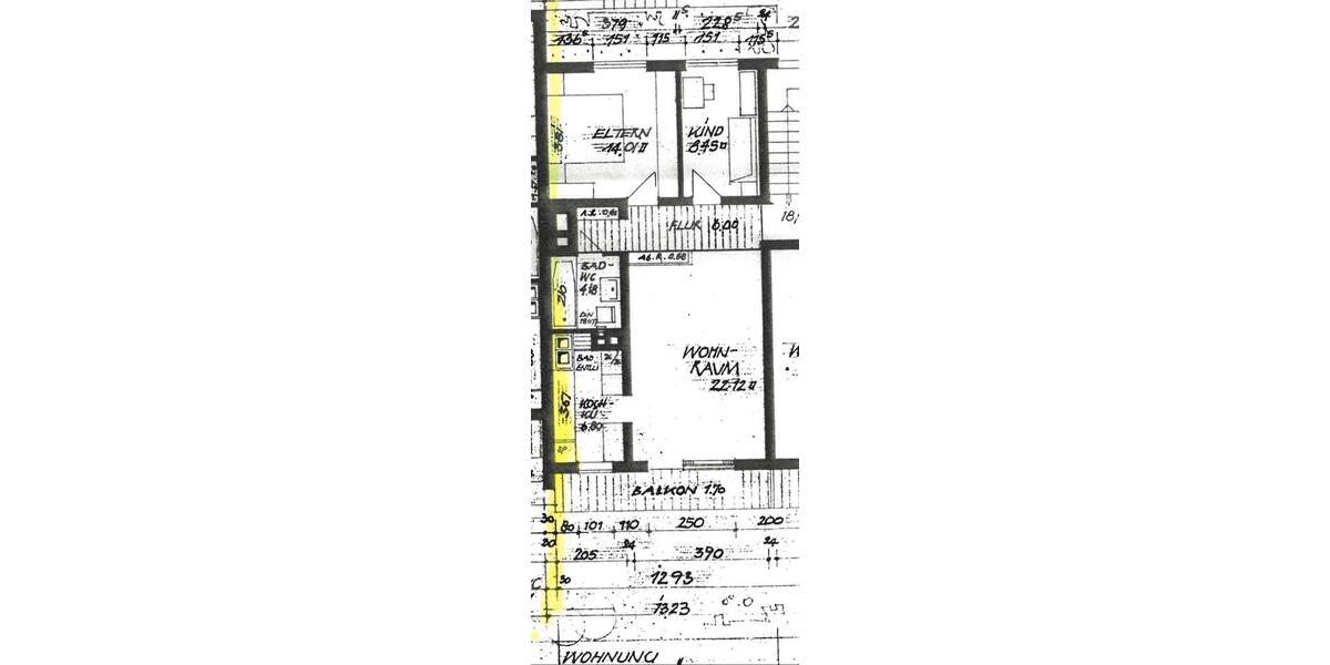 Etagenwohnung Bad Nauheim - 3 Zimmer, 73 m&sup2;, 319.000&euro; | Angebot:26262258
