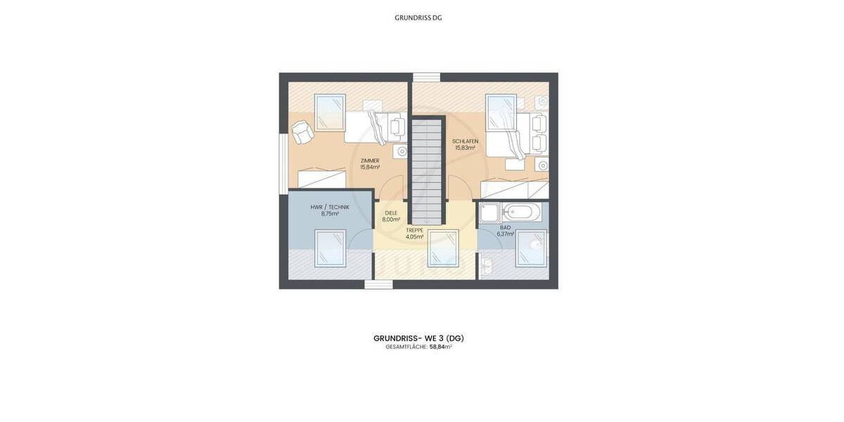 Etagenwohnung Maintal Dörnigheim - 4 Zimmer, 127 m&sup2;, 1.850&euro; | Angebot:26876194