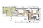 Etagenwohnung Offenbach am Main Bürgel - 2 Zimmer, 45 m&sup2;, 269.620&euro; | Angebot:26891450