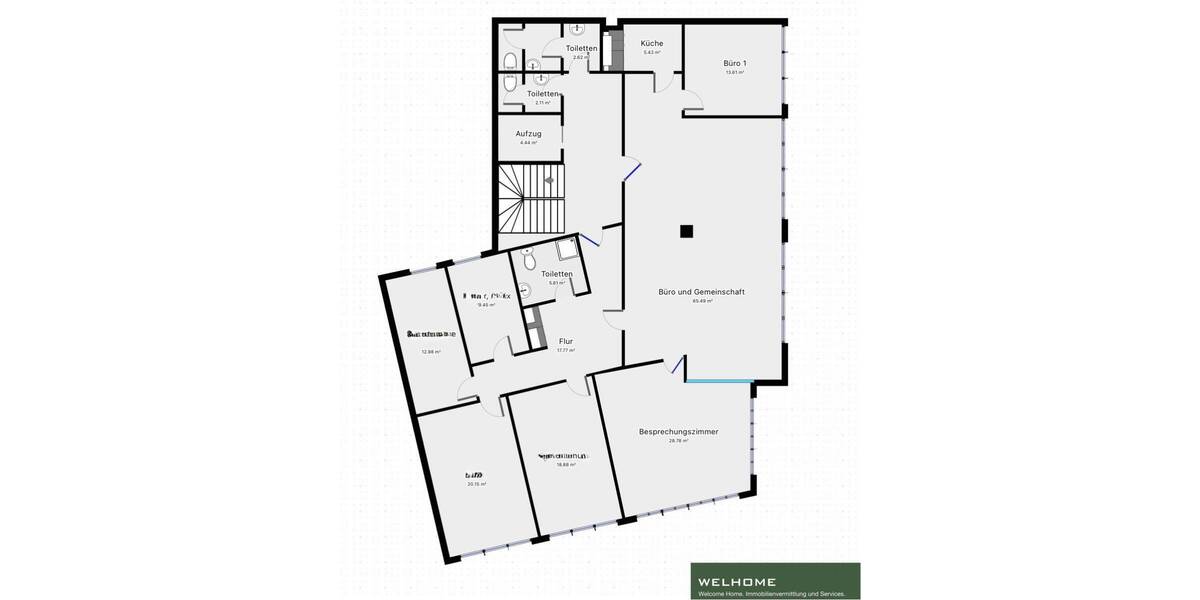 Gewerbeobjekt Frankfurt am Main Bahnhofsviertel - 7 Zimmer, 230 m&sup2;, 1.950&euro; | Angebot:25689509