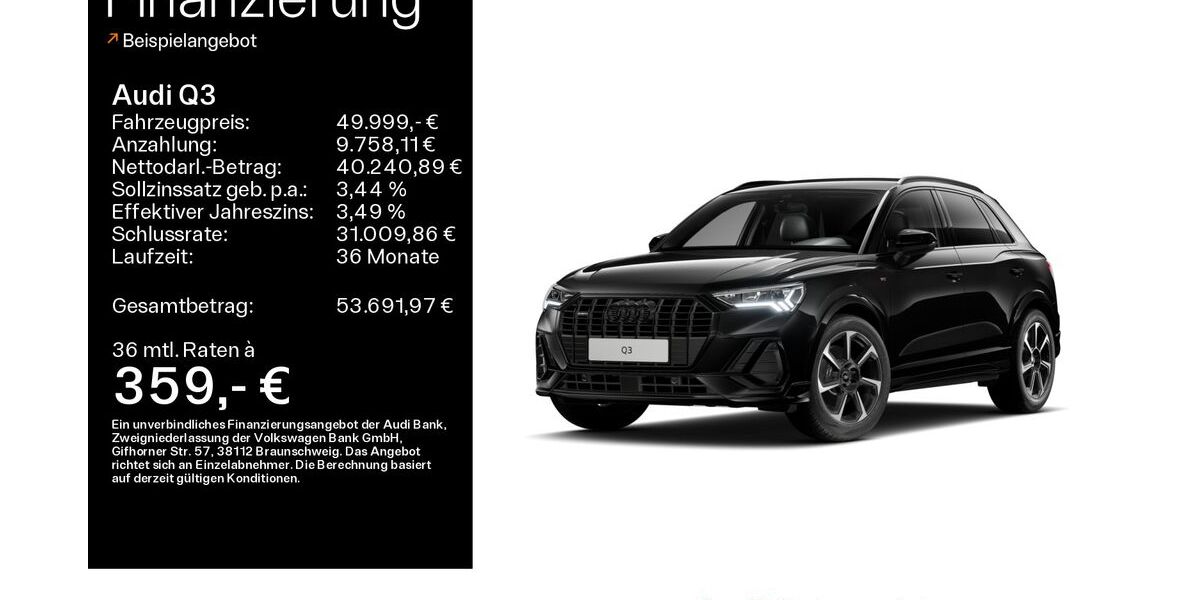 Audi Q3 9.500 km 49.999 &euro; Mühlheim 63165
