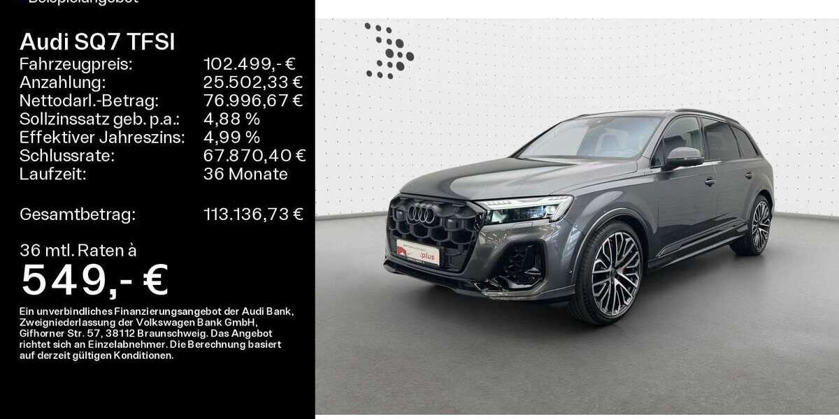 Audi SQ7 9.600 km 102.499 &euro; Linsengericht 63589