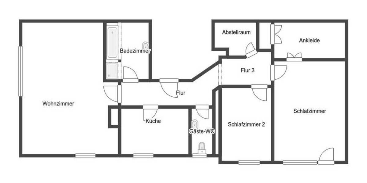 Etagenwohnung Frankfurt am Main Seckbach - 3 Zimmer, 94 m&sup2;, 495.000&euro; | Angebot:26028454