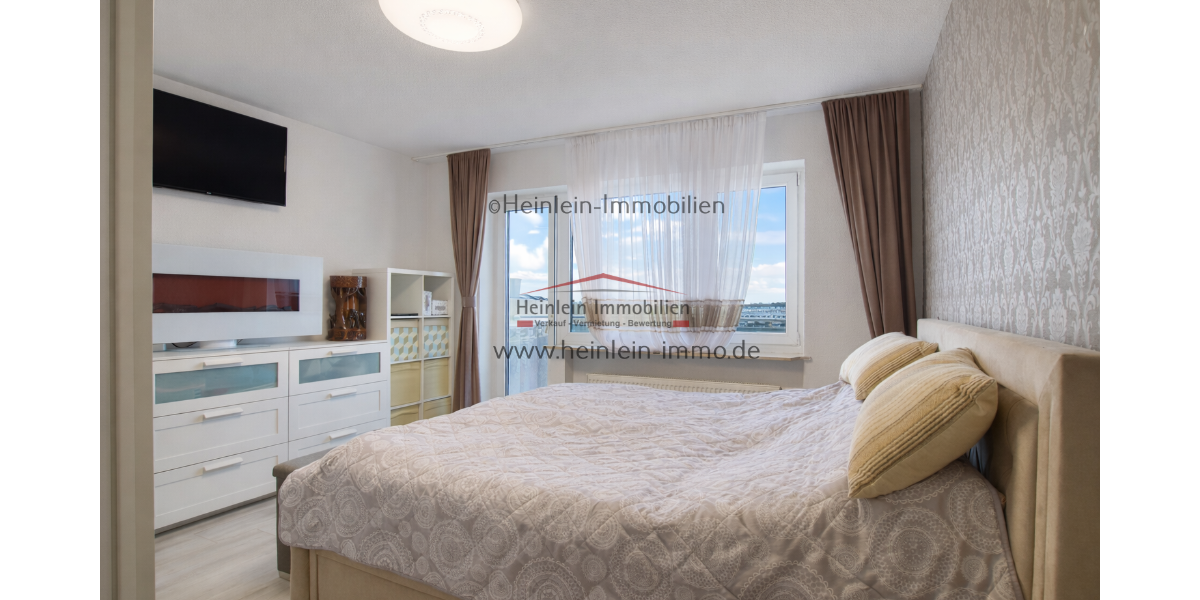 3 ZKBB* Fernsicht* 2xBalkon Süd & Ost* frei nach Vereinb.* Aufzug* Fernsicht* 2xStellplatz* Offenbach - Etagenwohnung Offenbach Hafen | Angebot:26090898