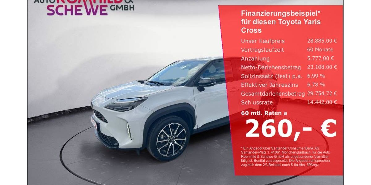 Toyota Yaris Cross 11.504 km 27.990 &euro; Dieburg 64807