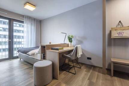 Wohnung Frankfurt am Main Niederrad - 1 Zimmer, 22 m&sup2;, 785&euro; | Angebot:25448453