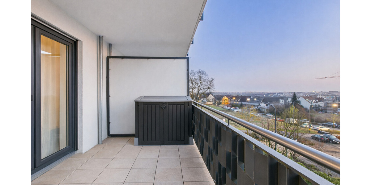 Vermietete 2-Zimmer-Wohnung mit Balkon und TG-Stellplatz in einem modernen Gebäude aus 2015 - Etagenwohnung Frankfurt am Main / Kalbach Kalbach | Angebot:25510376