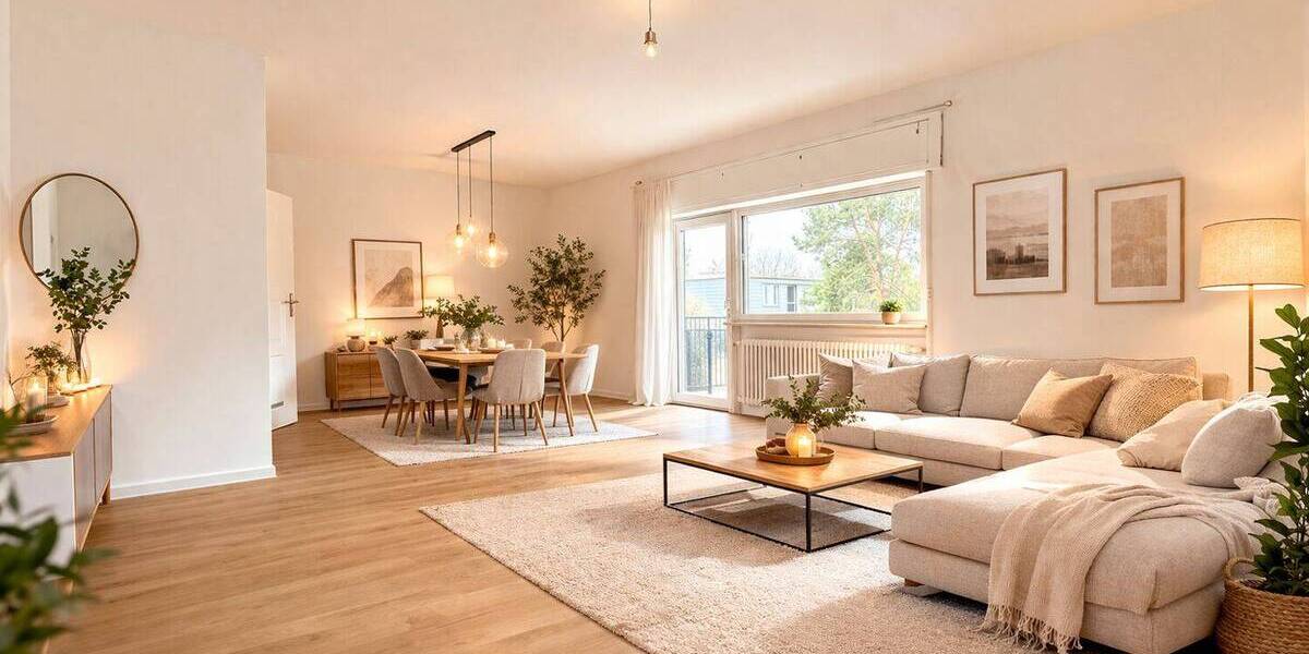 Etagenwohnung Frankfurt am Main Niederursel - 3 Zimmer, 91 m&sup2;, 410.000&euro; | Angebot:25996038