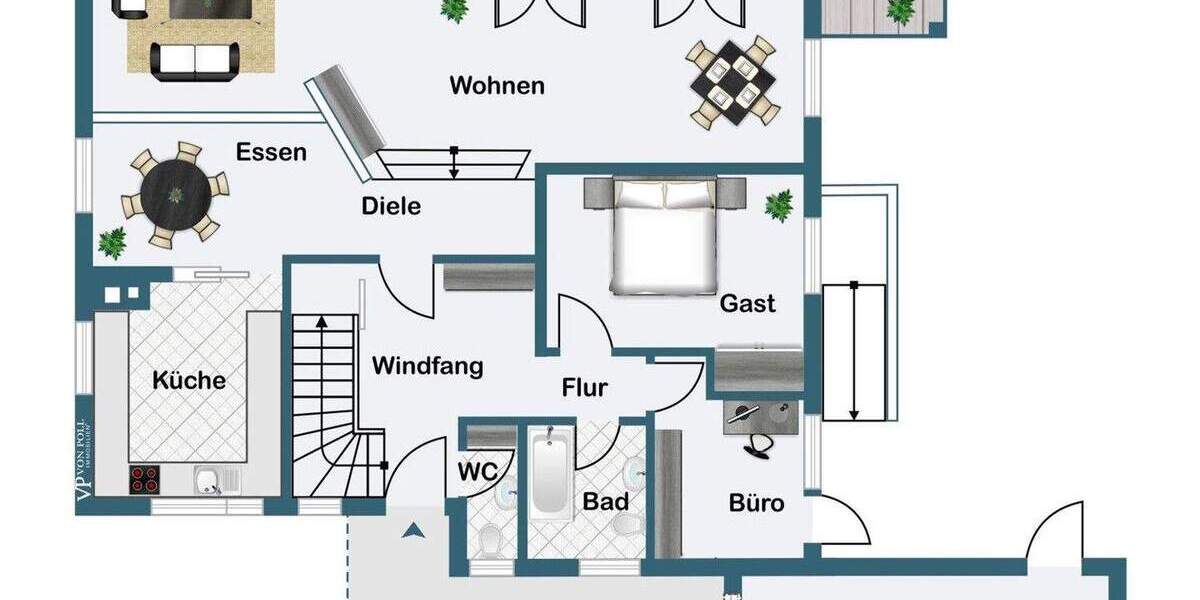 Einfamilienhaus Kronberg im Taunus Kronberg - 6 Zimmer, 205 m&sup2;, 1.395.000&euro; | Angebot:25698555