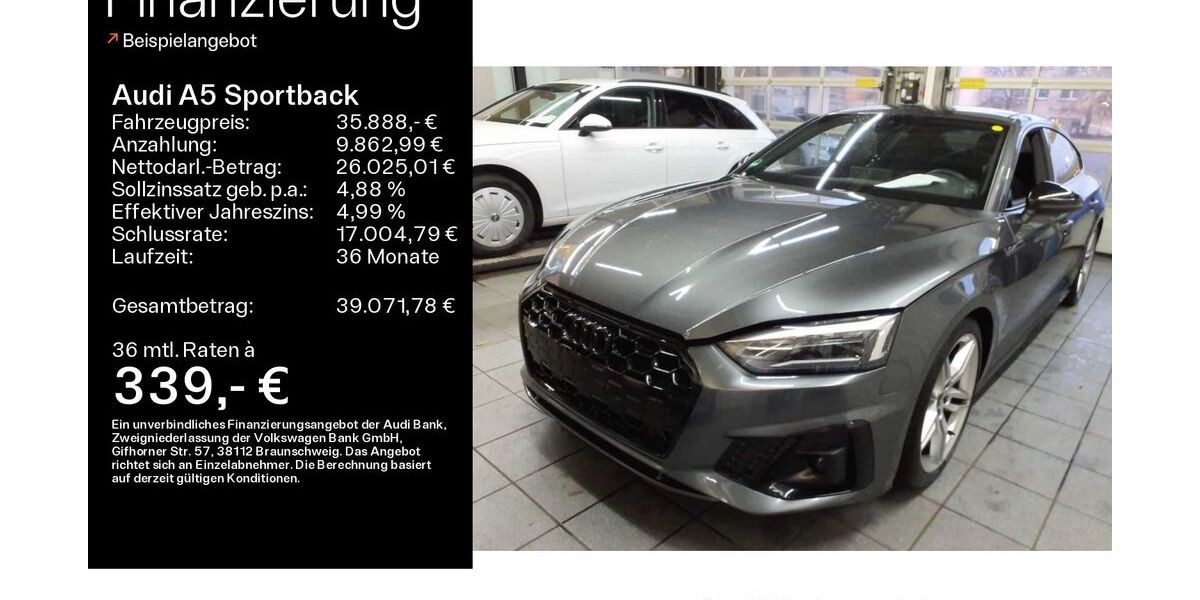 Audi A5 76.400 km 35.888 &euro; Mühlheim 63165