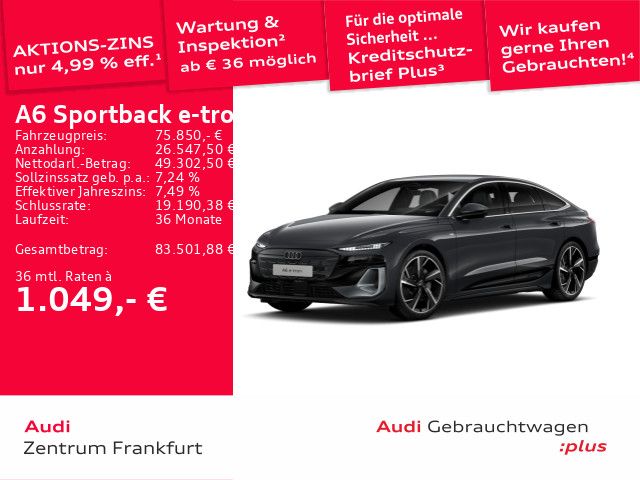 Audi A6 e-tron 21.148 km 72.850 &euro; Frankfurt am Main 60326