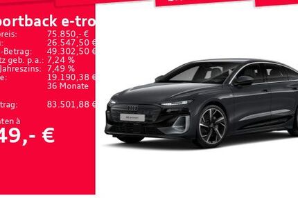 Audi A6 e-tron 21.148 km 74.990 &euro; Frankfurt am Main 60326
